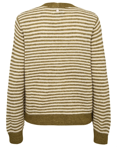 Nümph - Riette Mini Stripe Cardigan - Fir Green